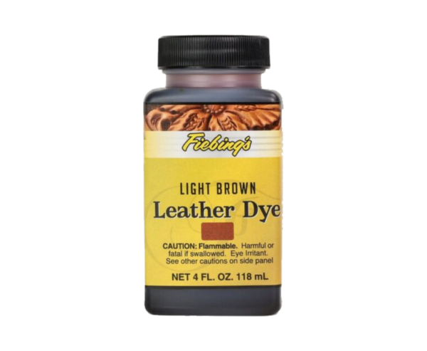 leather daye lligth brown frente Leather Dye Ligth Brown 4oz
